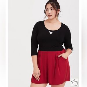 Mickey Romper - Super Soft - Torrid Size 4 - NWOT